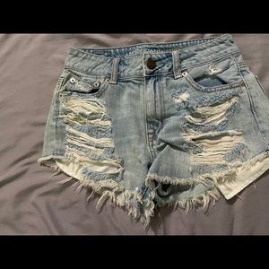 American Eagle size 00 ripped shorts
